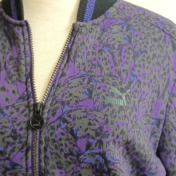 Puma zipper jacket/ size Large - Picture 3 of 5